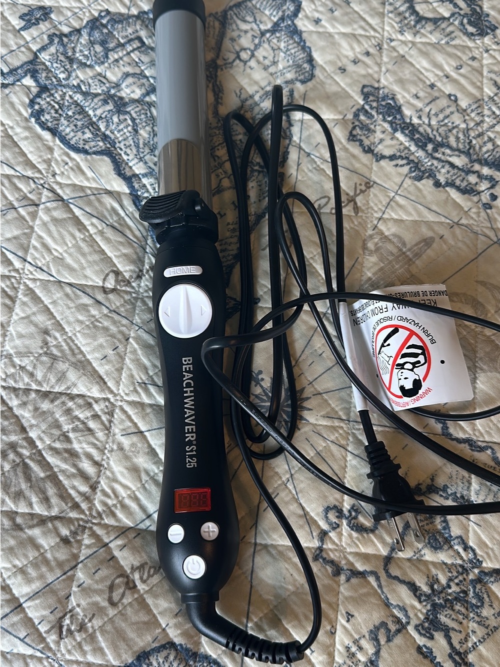 Beachwaver S1.25 Black Curling Wand
